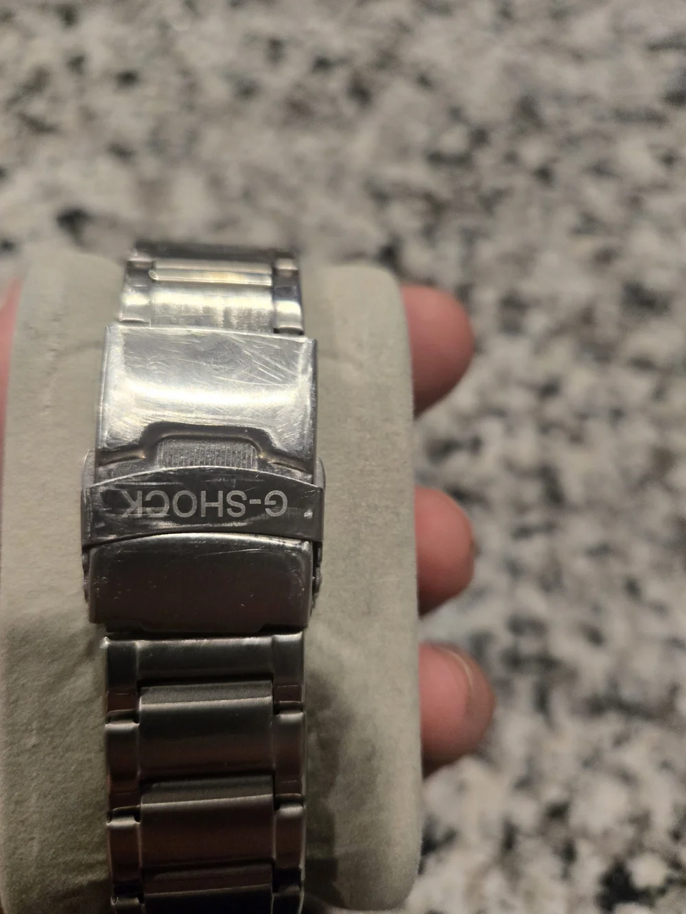 G-Shock Men's Silver Dial Stainless Steel Watch